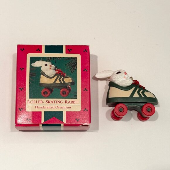 Hallmark Other - Vtg Hallmark Roller-Skating Rabbit ornament, 1984, in box
